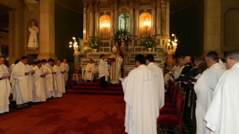 Este martes se celebrará la Misa Crismal con la participación de todo el clero