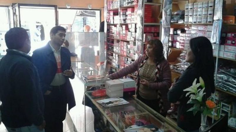 Campaña de concientización para comerciantes en el interior