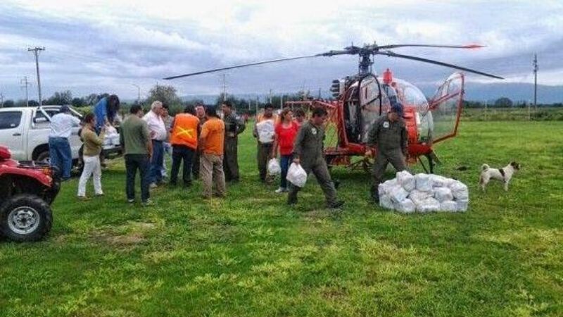 Asisten en la emergencia en Bañado de Ovanta