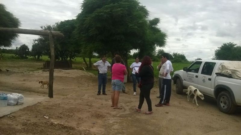 La reconstrucción luego de la inundación en Bañado de Ovanta y Los Altos