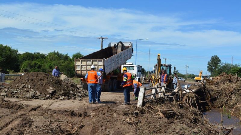 Se restableció la transitabilidad entre Bañado de Ovanta y Los Altos