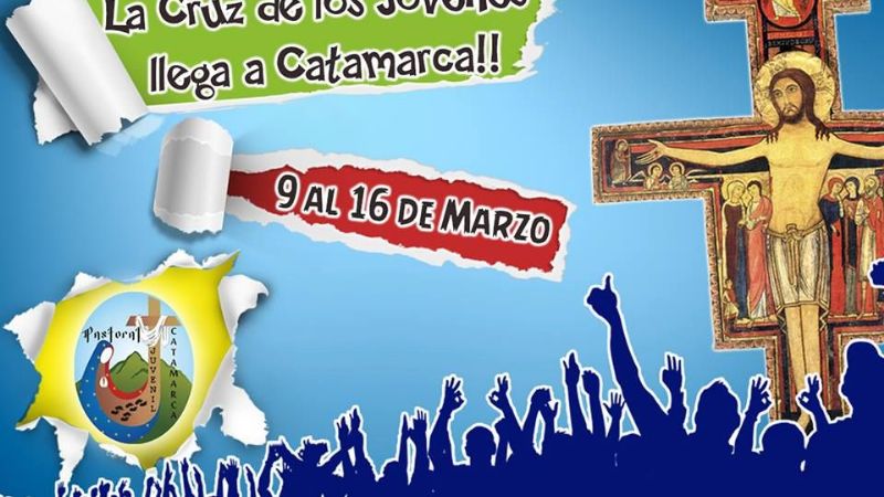 La Cruz de los Jóvenes bendecida por el Papa Francisco llega a Catamarca