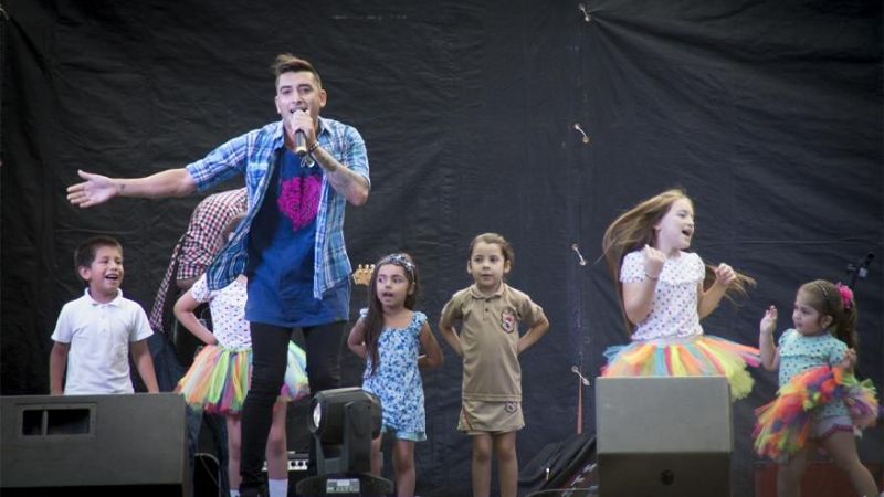 Exitoso festival solidario