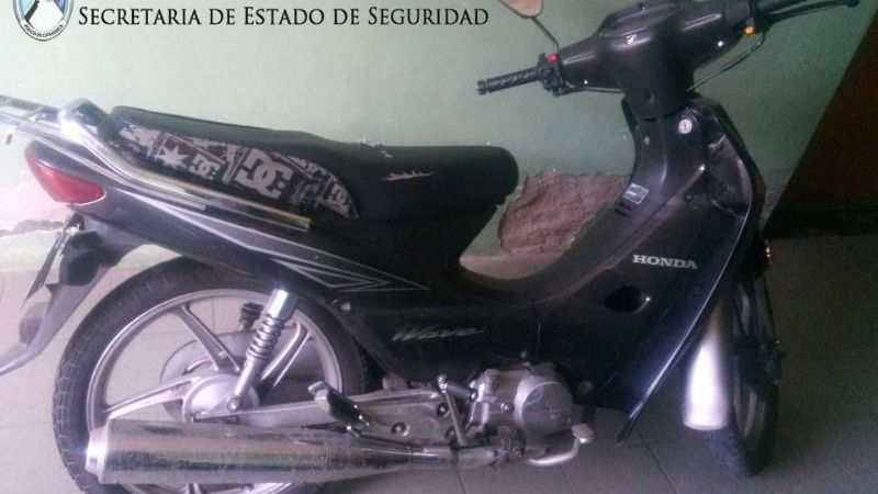 Recuperan una moto robada