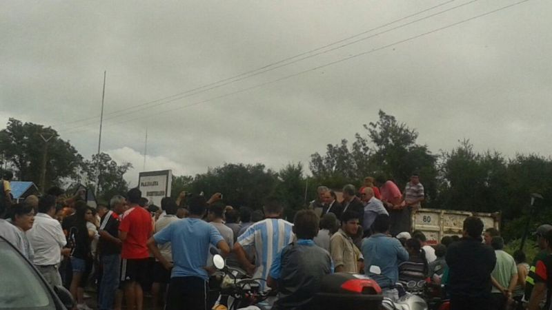 Vecinos de Bañado de Ovanta levantaron protesta
