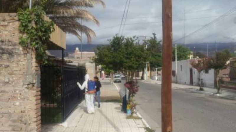 Continúa la desinfección en los barrios