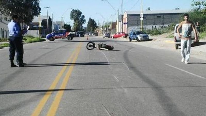 Una joven lesionada tras protagonizar un siniestro vial
