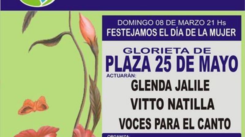 Artistas conmemorarán el Día de la Mujer en la Glorieta