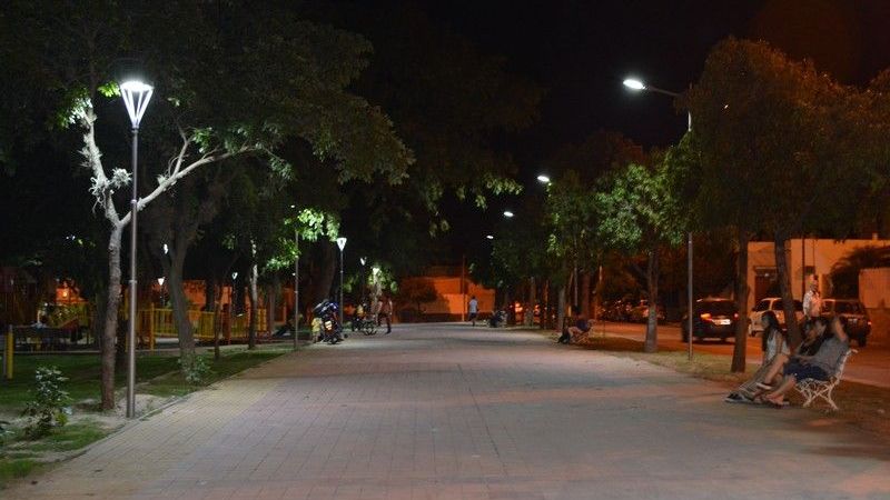 Nueva iluminación LED en la Plaza Virgen del Valle