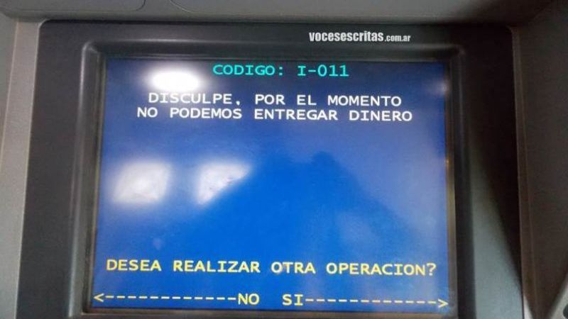 Bronca en Tinogasta por salida de servicio de cajeros automáticos