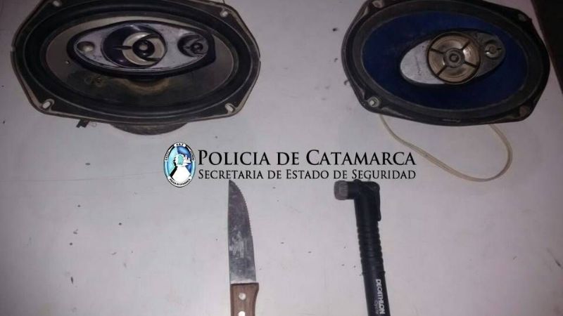 Le secuestran cosas robadas