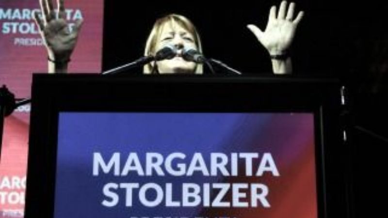 Stolbizer lanzó su candidatura y llamó a levantar las “banderas progresistas”