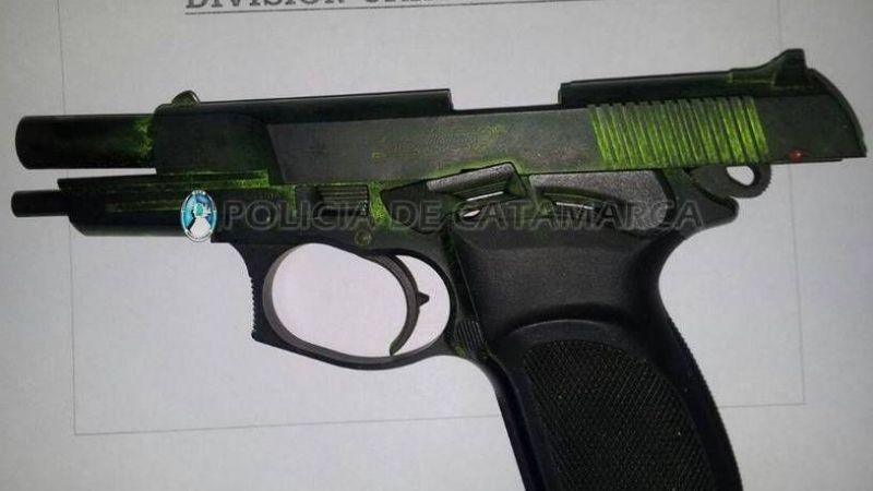 Aprehendieron a un sujeto y secuestran un arma de fuego