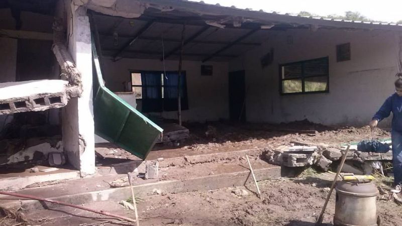 Relevan la situación social en Balcozna por el histórico temporal