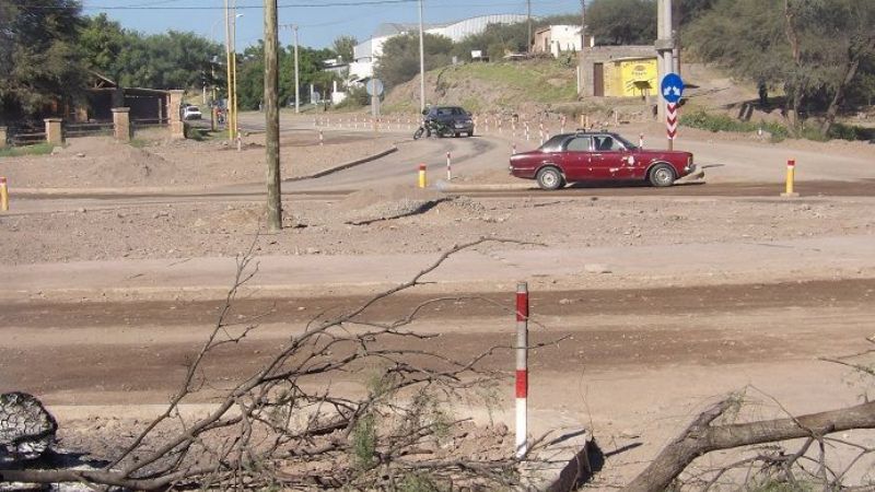 Piquete en la ruta 1