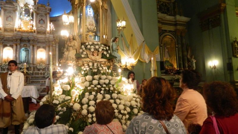 Vialidad, Obras Públicas y el CAPE homenajeó a la Virgen en el tercer día del Septenario