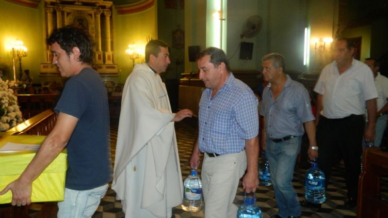 Vialidad, Obras Públicas y el CAPE homenajeó a la Virgen en el tercer día del Septenario