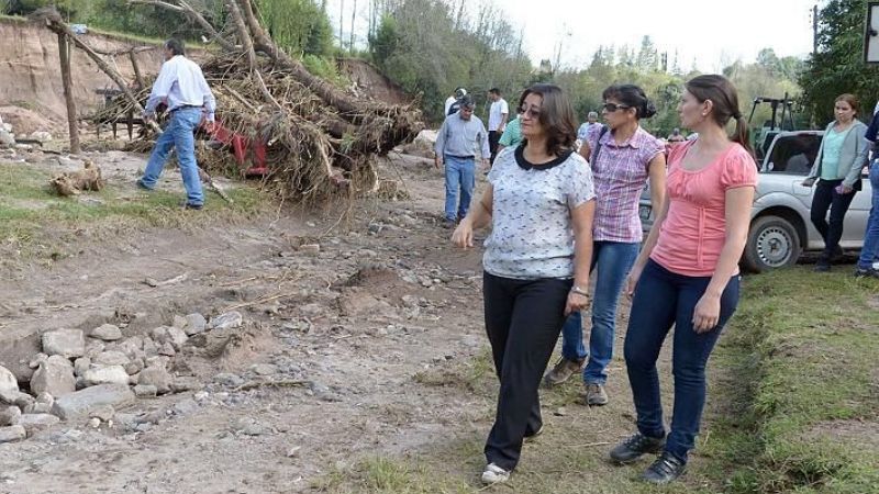 Corpacci recorrió Balcozna y fijó prioridades de asistencia