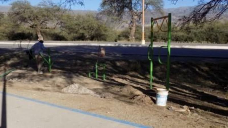 Nueva pista de salud en el acceso norte