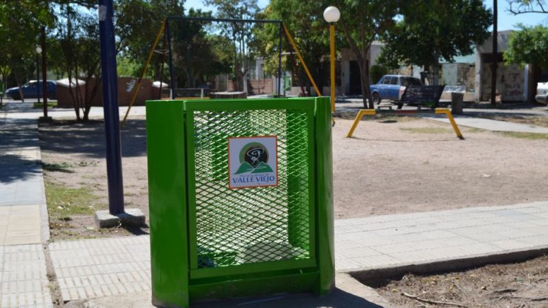 Construyen nuevos espacios públicos en Valle Viejo