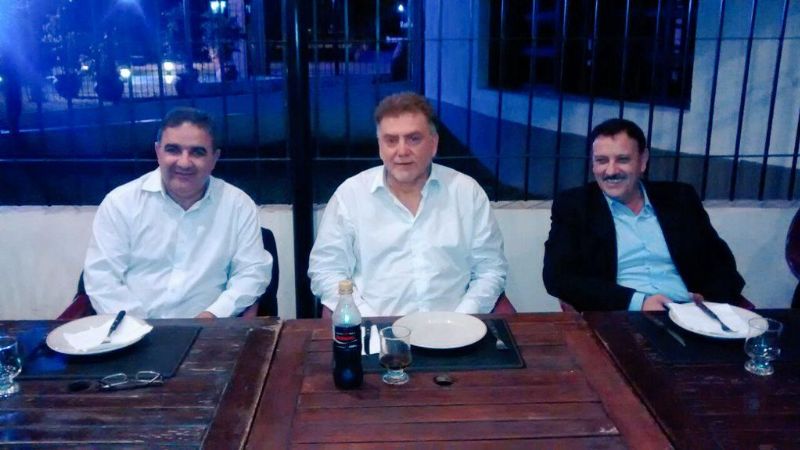 Todos acompañaban a Scioli en Catamarca, pero Jalil acompañó a Amaya