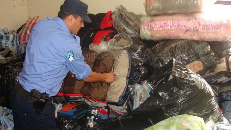 Un mendocino detenido tras el secuestro de gran cantidad de ropa