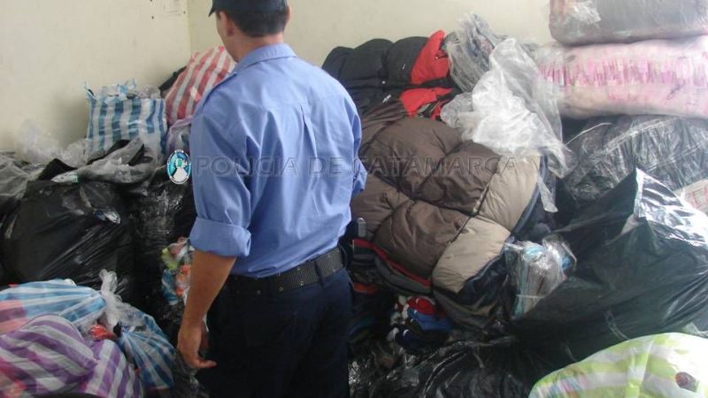 Un mendocino detenido tras el secuestro de gran cantidad de ropa