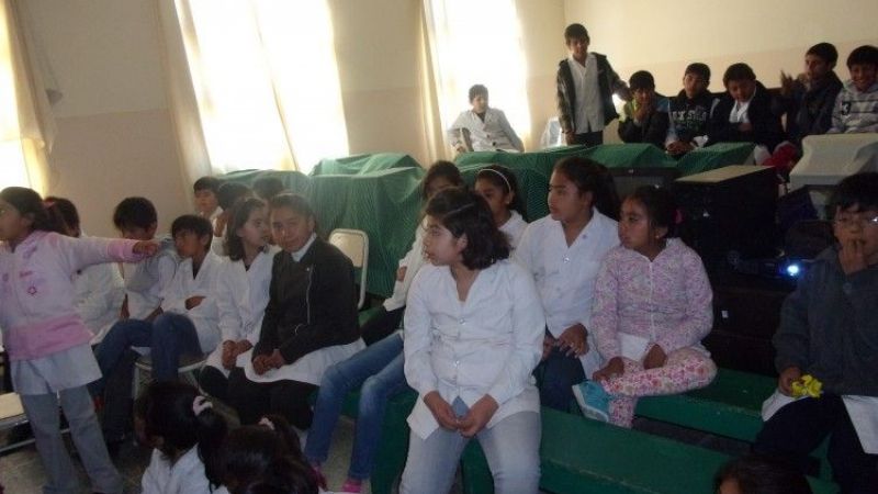 Más de 100 niños participaron de la charla del día de la solidaridad