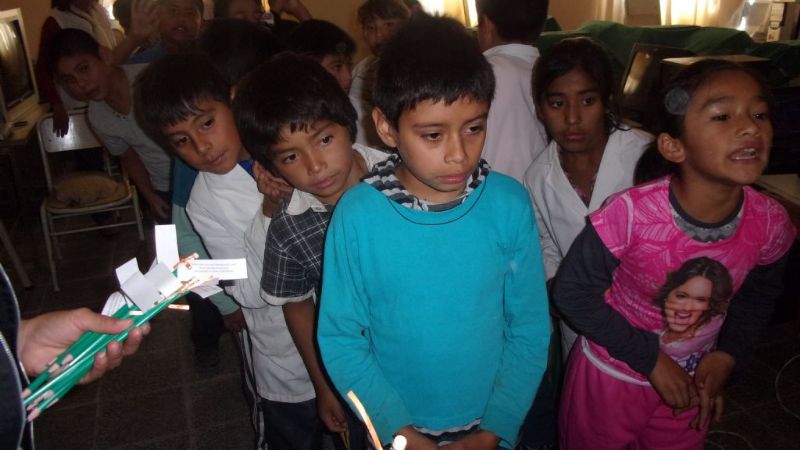 Más de 100 niños participaron de la charla del día de la solidaridad