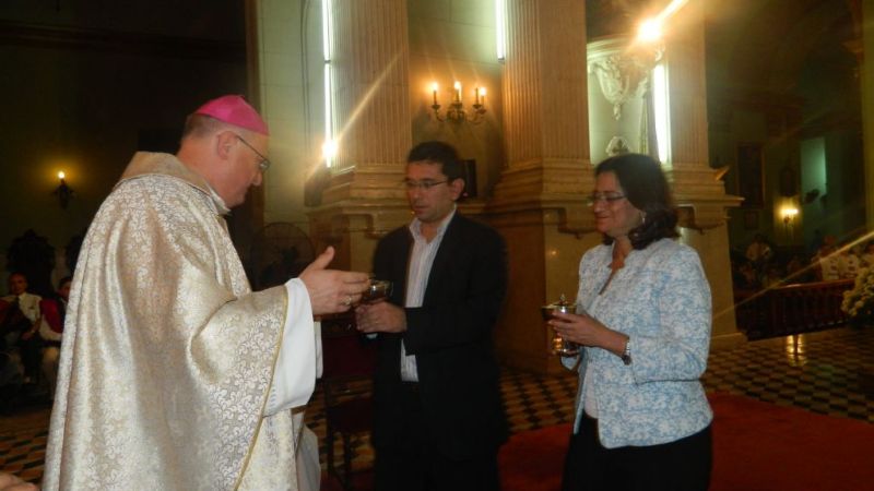 Homenaje de la gobernadora y los intendentes a la Virgen