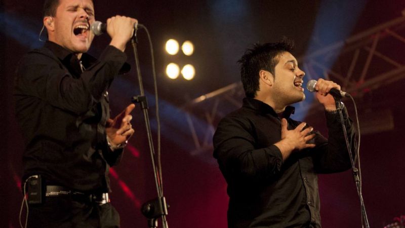 Cantores salteños y catamarqueños, juntos en el Predio Ferial