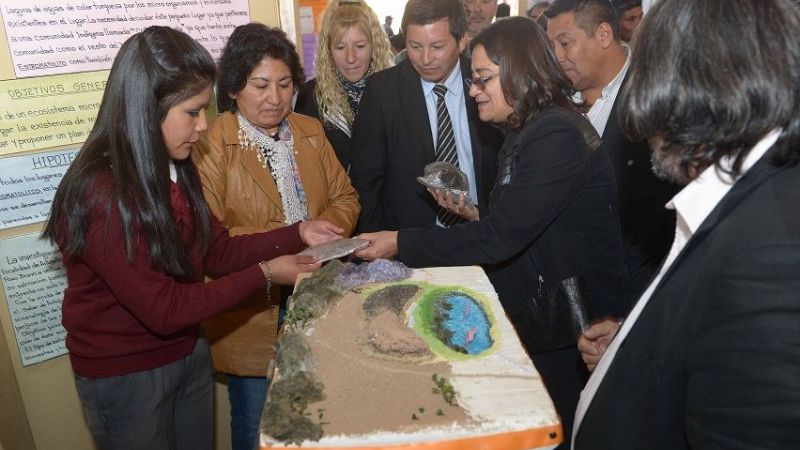 Corpacci en Feria de Ciencia y Tecnología Regional de la Puna