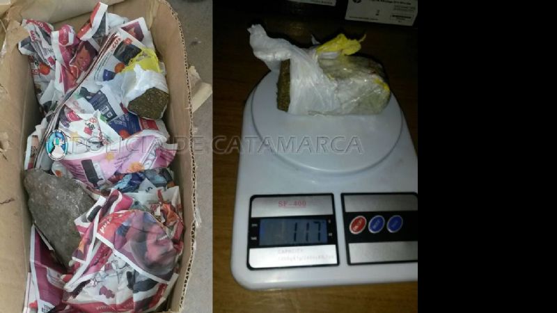 Secuestran droga en Andalgalá y detienen a un joven