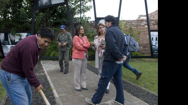 Lucía visitó la Casa de la Cultura a pocos días de su inauguración
