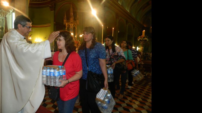 Trabajadores del Comercio rindieron homenaje a la Virgen del Valle
