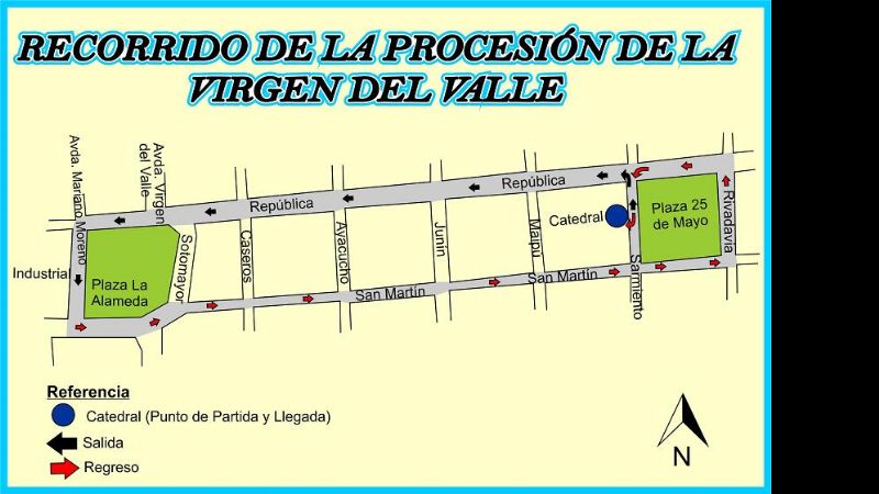 Con la Procesión, culminan mañana  las festividades marianas