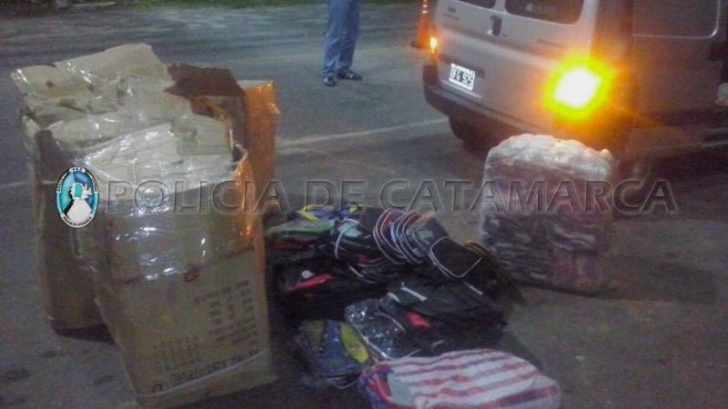 Secuestran juguetes y elementos en el puesto caminero de La Puerta