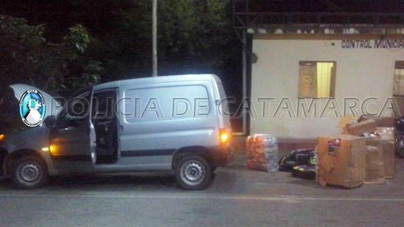Secuestran juguetes y elementos en el puesto caminero de La Puerta