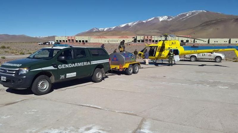 Defensa Civil rescató a montañistas mendocinos