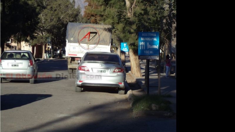 Cartelería de información turística en Fiambalá