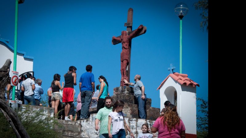 Peregrinos se mostraron conformes con los trabajos de recuperación en El Calvario