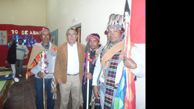 Acto por el Día del Aborigen Americano en Punta de Balasto