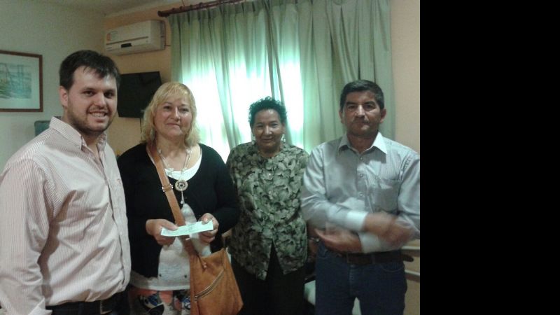 Afectado por el temporal recibió ayuda para reponer su negocio