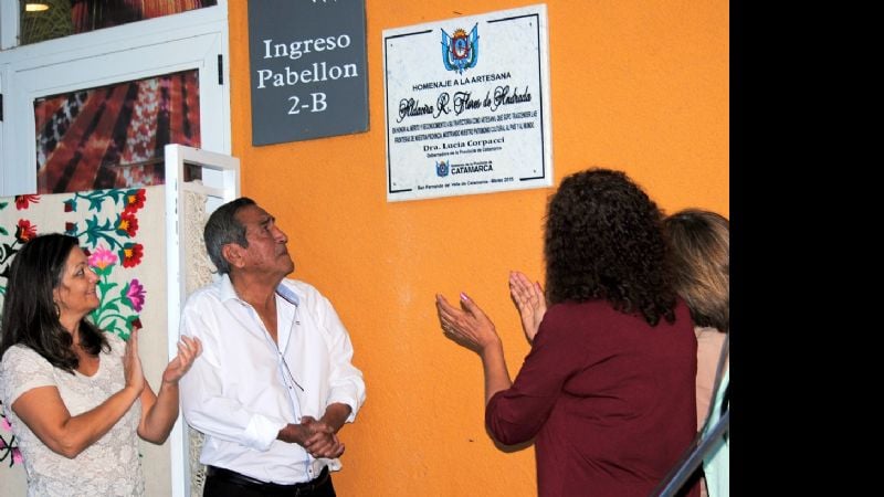 Sentido homenaje a la artesana tinogasteña Aldacira Flores de Andrada