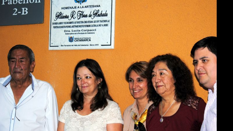 Sentido homenaje a la artesana tinogasteña Aldacira Flores de Andrada