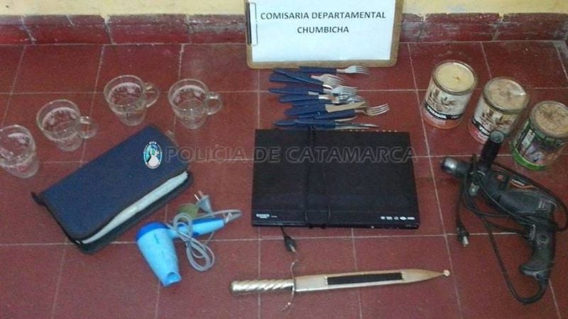 Aprehendieron a un joven y secuestran elementos robados en San Pedro