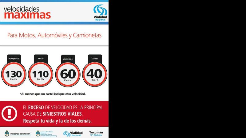 En la Cuesta del Totoral recomiendan precaución a la altura del acceso a La Viña