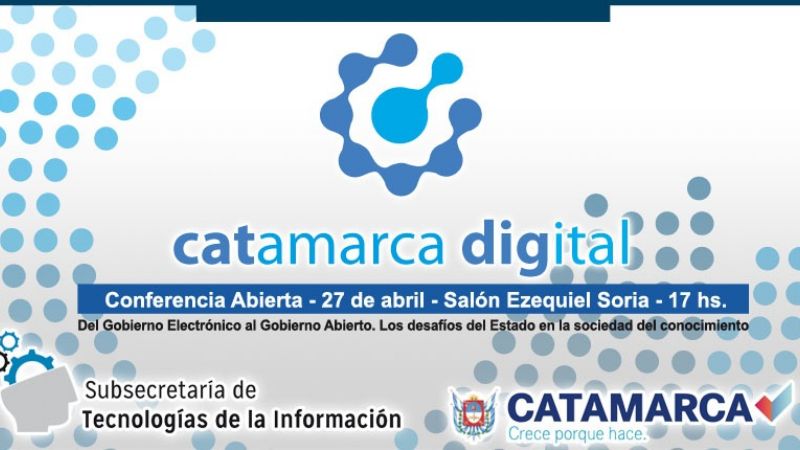 Hoy conferencia abierta “Del Gobierno Electrónico al Gobierno Abierto”