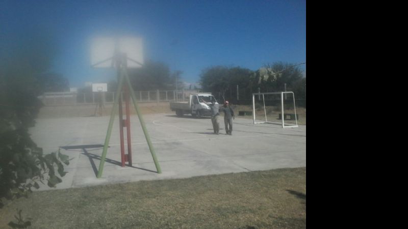 Trabajos de mantenimiento en escuelas de Valle Viejo