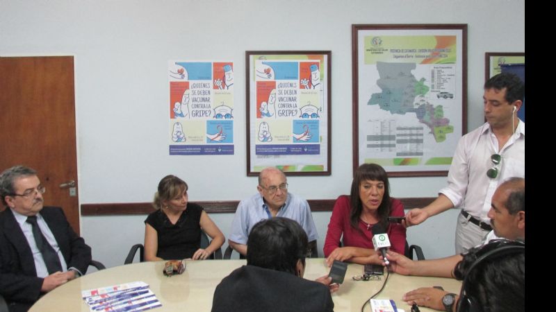 Lanzaron la Campaña de Vacunación Antigripal